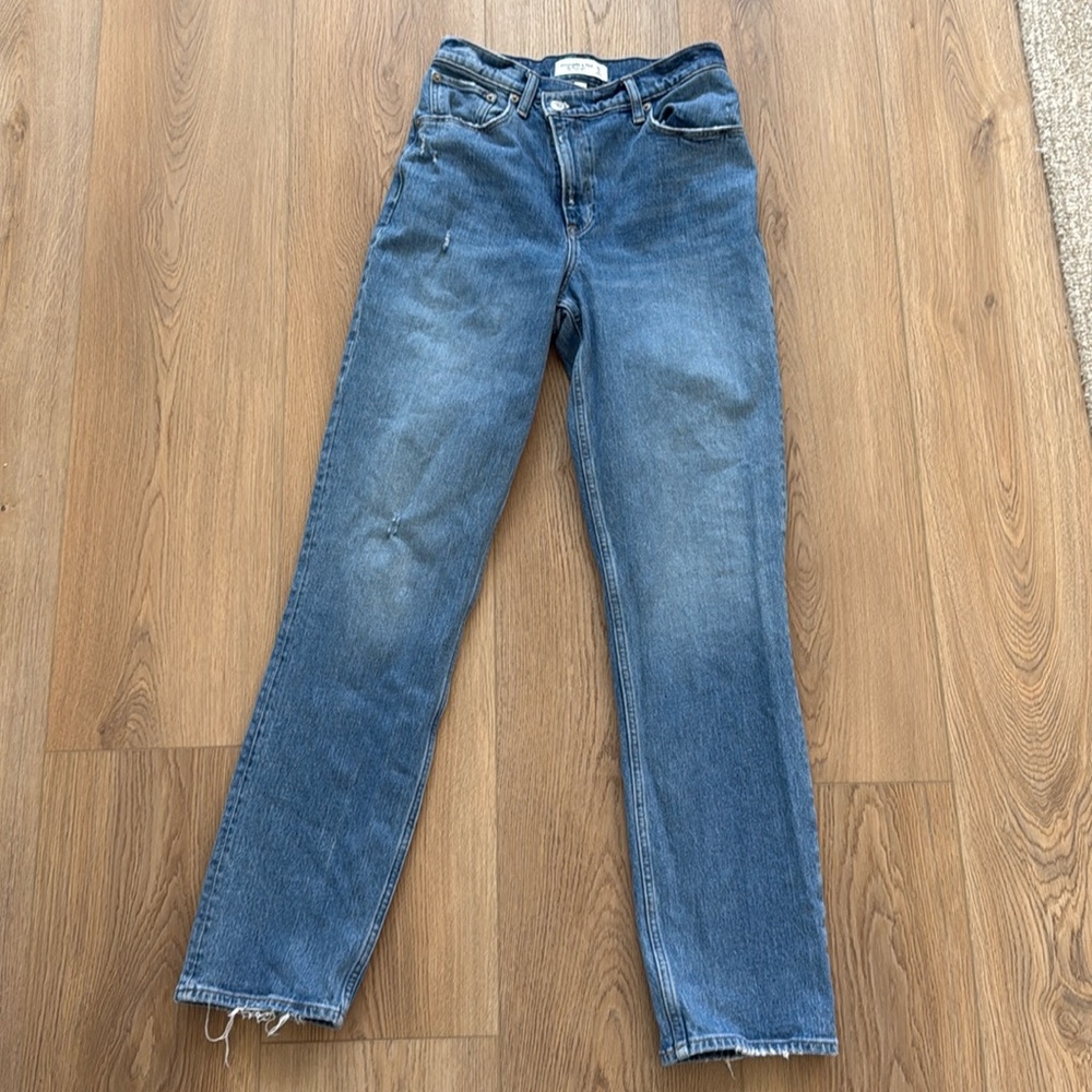 Abercrombie & Fitch jeans size 27 L curve love 90s ultra high rise